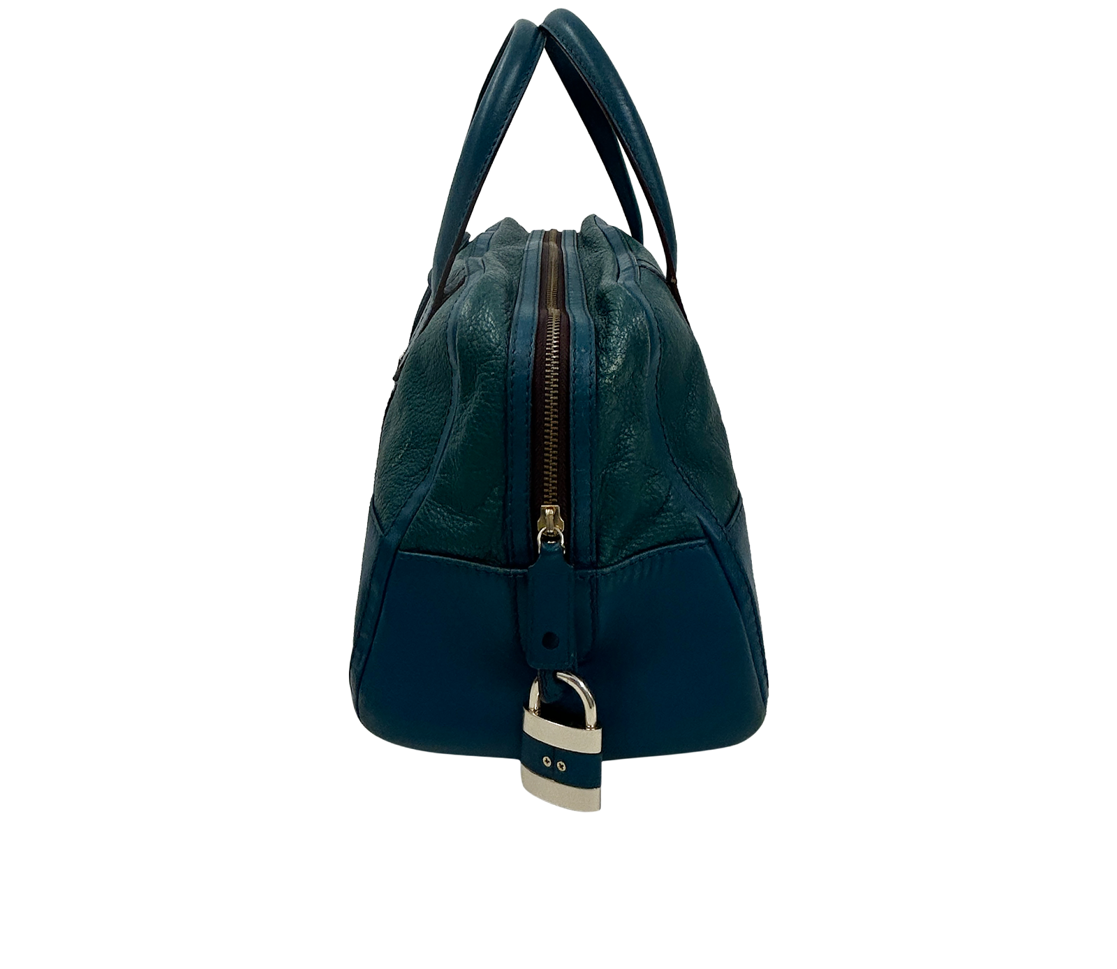 Bowler, 120&euro;, Bolso, Azul, Animal - Piel, Vista inferior